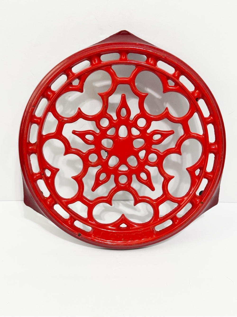Le Creuset Red Cast Iron Trivet